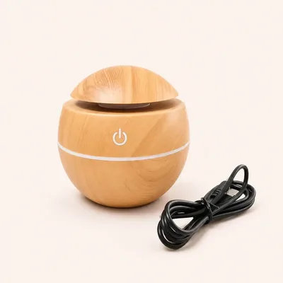 Humidificador y difusor de aromas 200 ml con luz LED